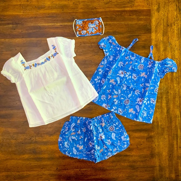 💕 Janie and Jack 4 piece Shorts Set Size 5 NWT - Picture 1 of 16